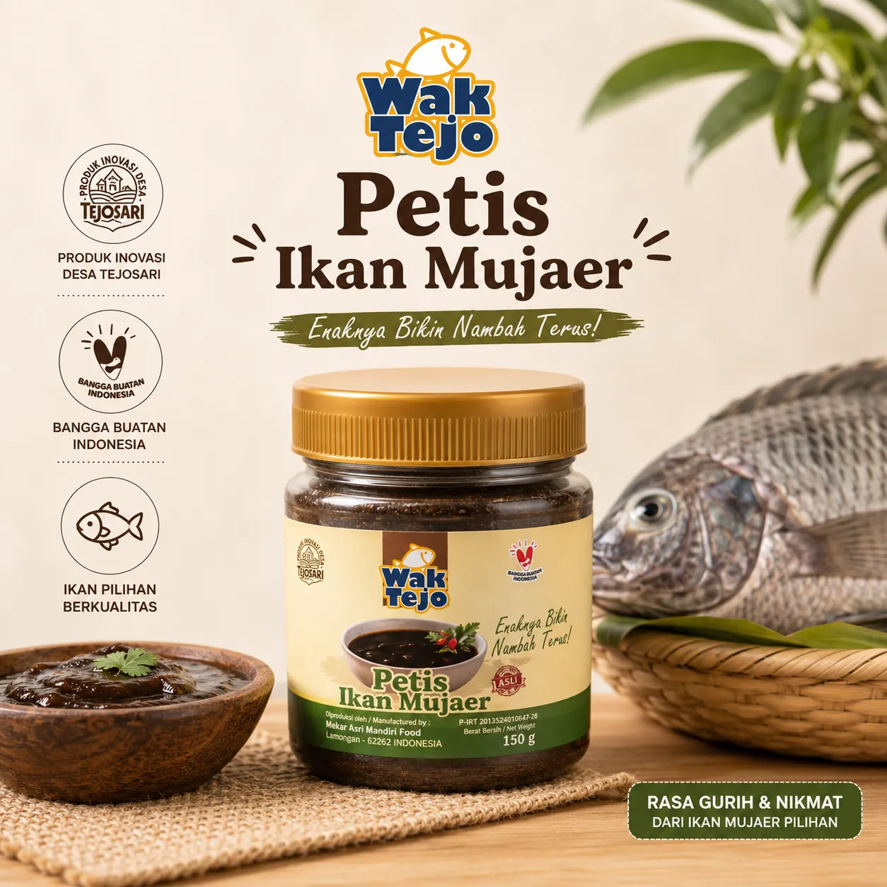 Petis Ikan Mujaer