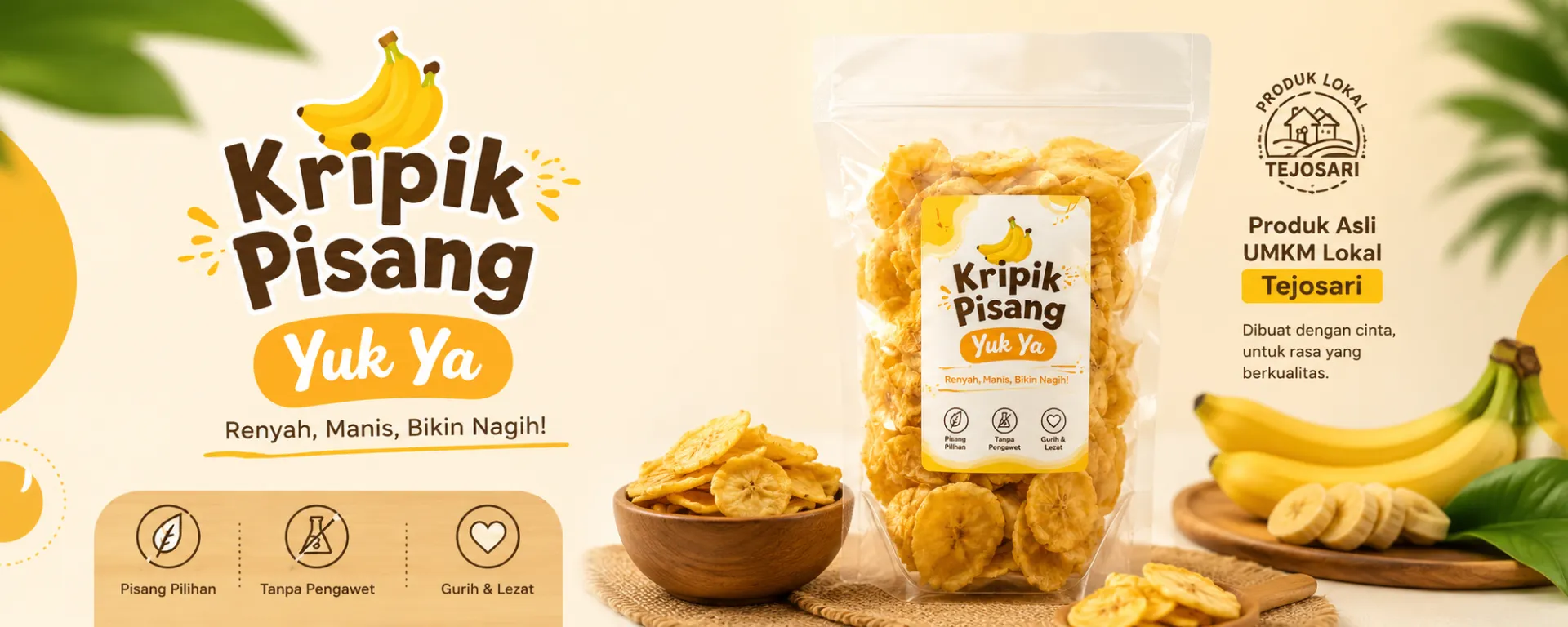 Kripik Pisang Yuk Ya